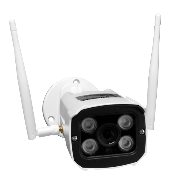 Cámara de Seguridad IP Alámbrica e Inalámbrica Visión Nocturna y Carcasa Metálica contra Intemperie / Master / WE-0010C