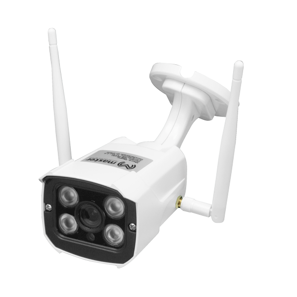 Cámara de Seguridad IP Alámbrica e Inalámbrica Visión Nocturna y Carcasa Metálica contra Intemperie / Master / WE-0010C