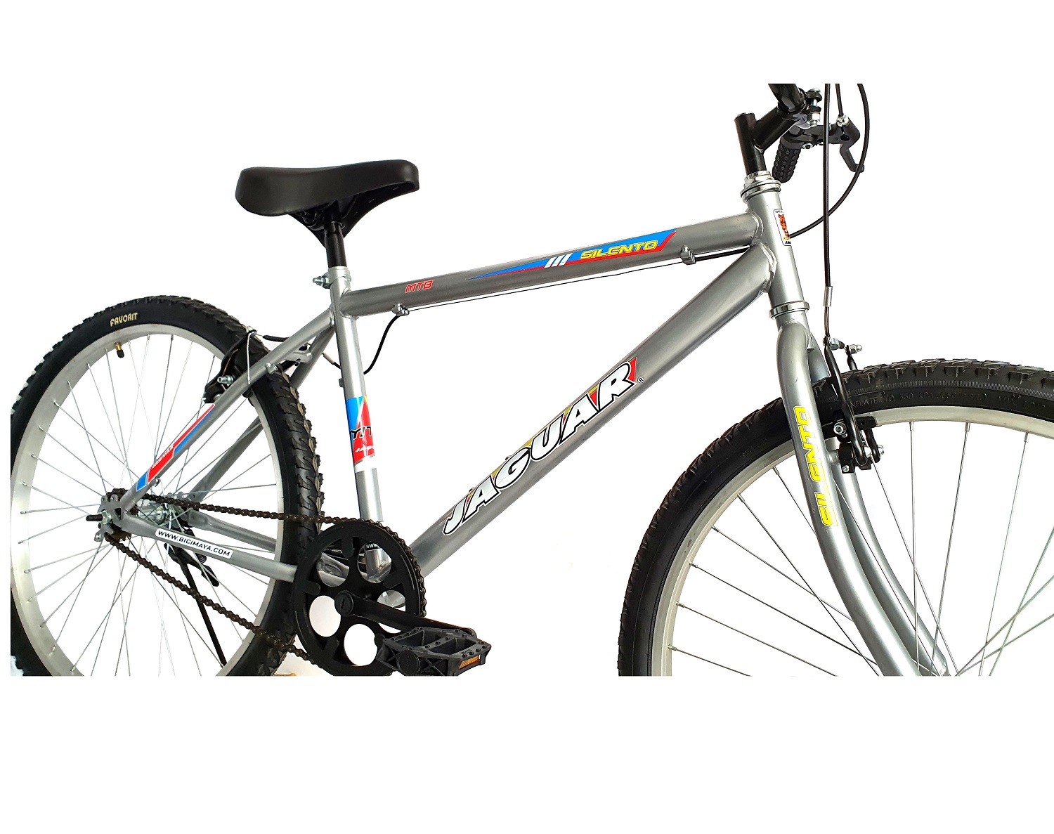 Bicicleta Montaña  Jaguar Silento Rodada 26 Gris