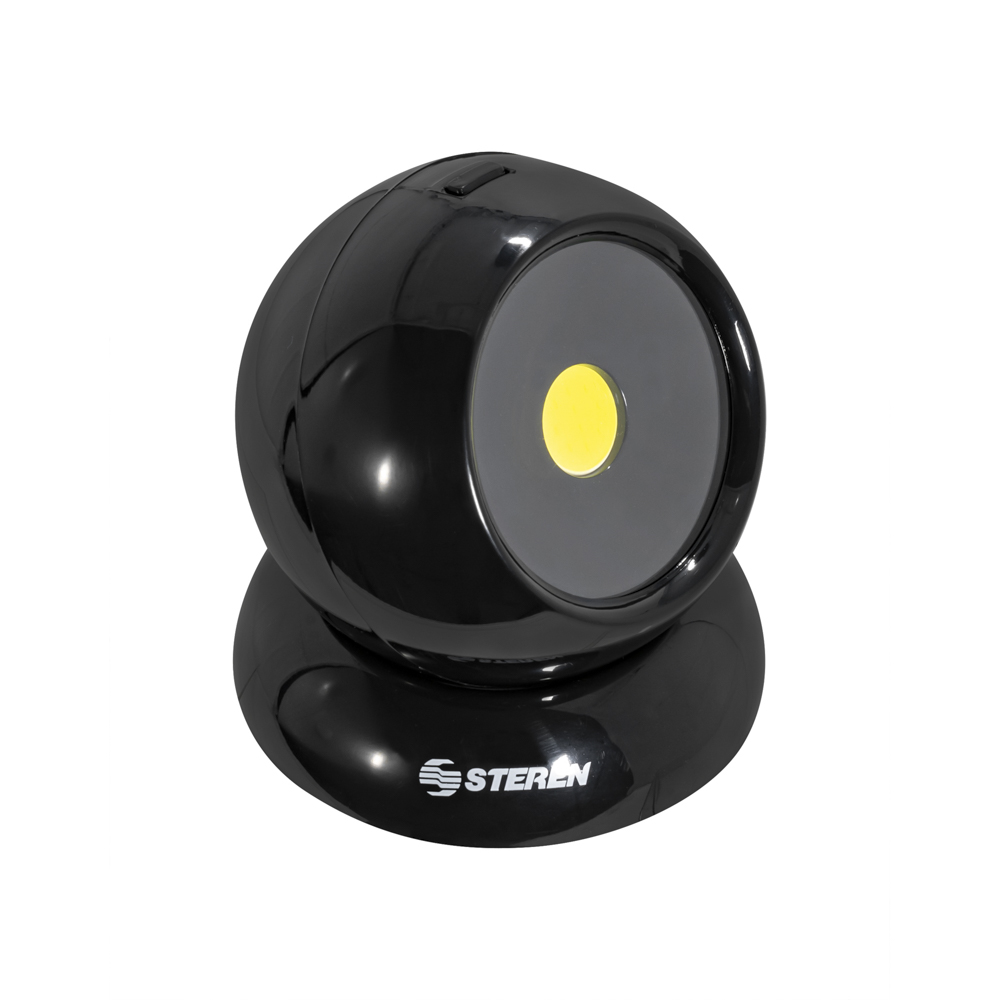 Mini Lámpara de LED Esférica con Base Magnética Steren LAM-263 con 3 Niveles