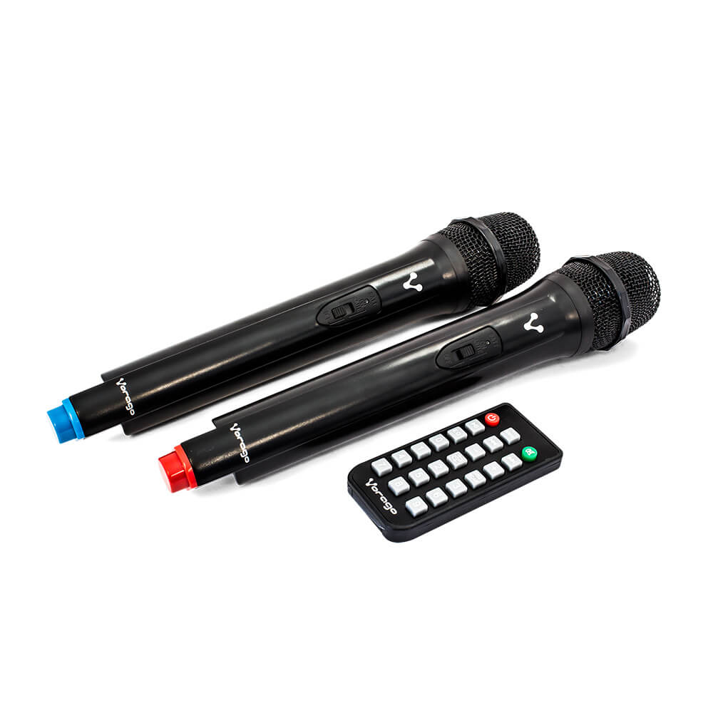  Bocina Bafle Vorago Karaoke KSP-500 15" Bluetooth TWS 2 Micr fonos Color Negro 