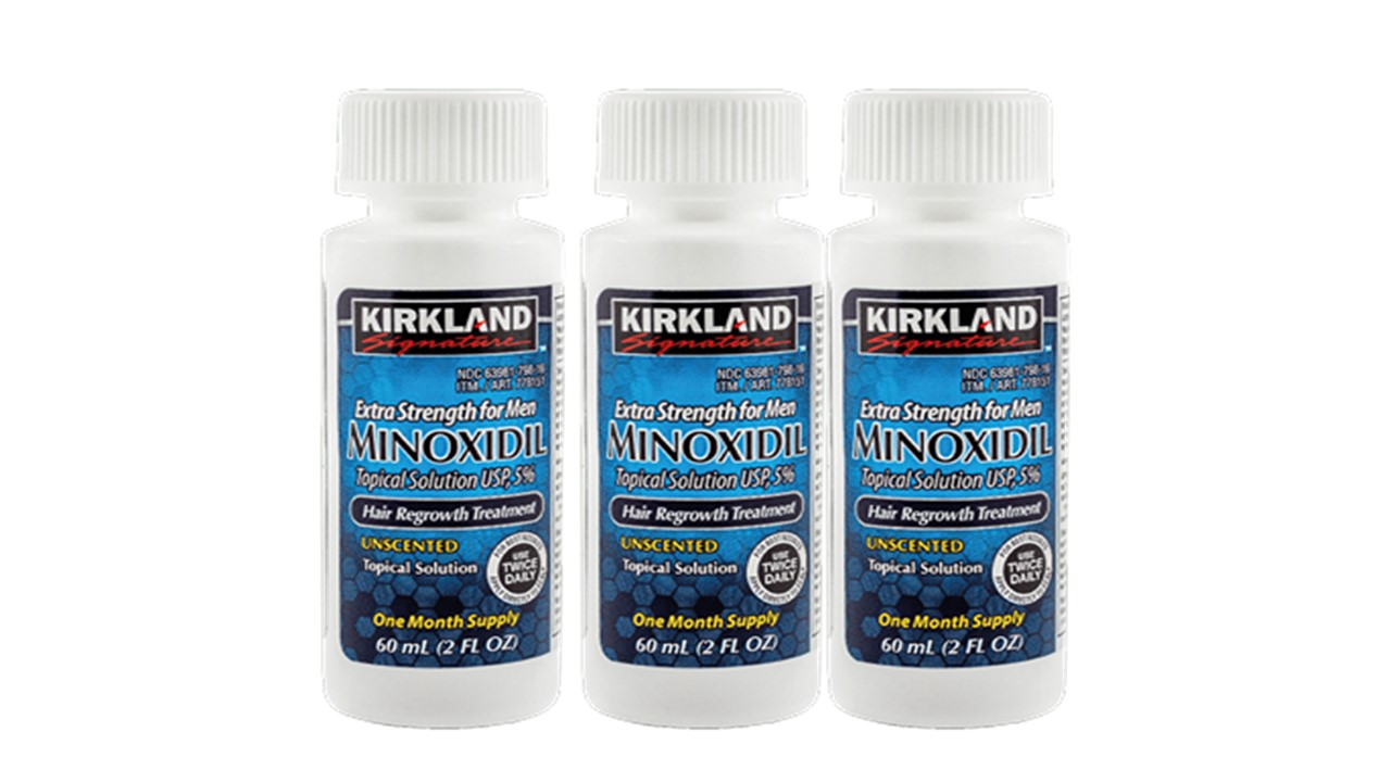Minoxidil kirkland 5% Tratamiento 3 meses