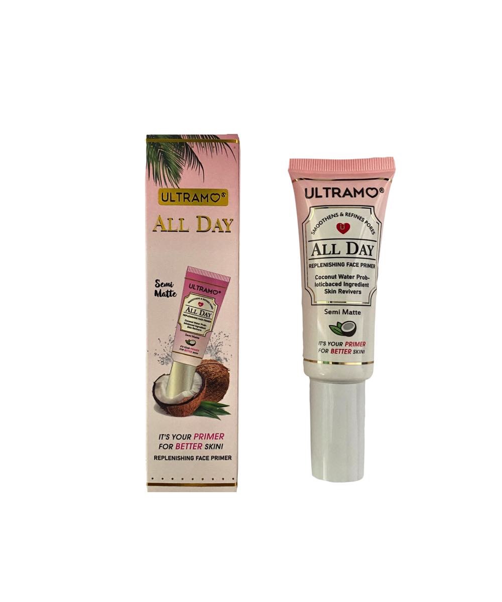 Primer Pre Base De Maquillaje Semi Mate Matificante Ultramo