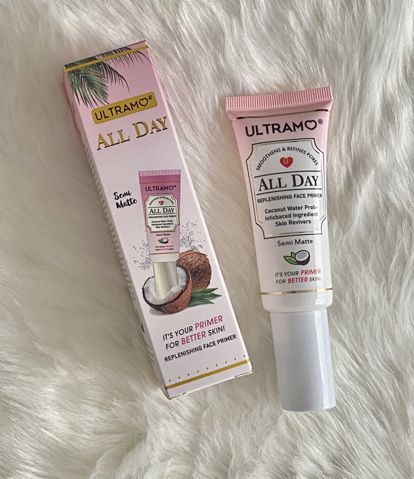 Primer Pre Base De Maquillaje Semi Mate Matificante Ultramo