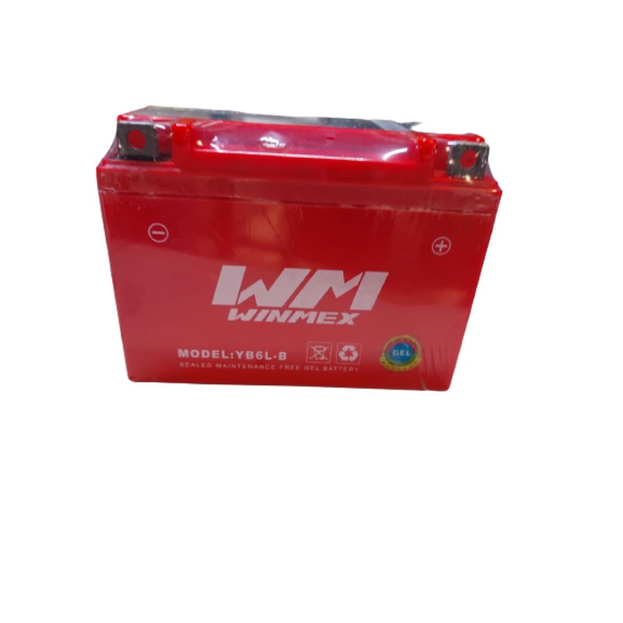 Batería De Gel Yb6l-bs Winmex Italika Ft125