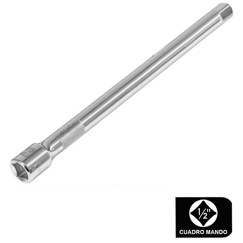 Extensión Para Matraca de 10" Pulgadas de Largo (254mm) para Dados con centro de 1/2 de (12.7mm) Truper E-5463 para Mecanicos Mecanica 