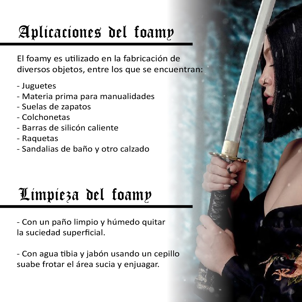 Cosplay Katana Demon Slayer Kimetsu No Yaiba Zenitsu Agatsuma Foamy