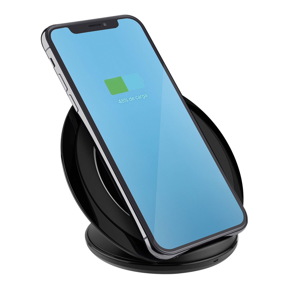 Cargador Inalámbrico Qi Turbo Carga Steren ELI-940