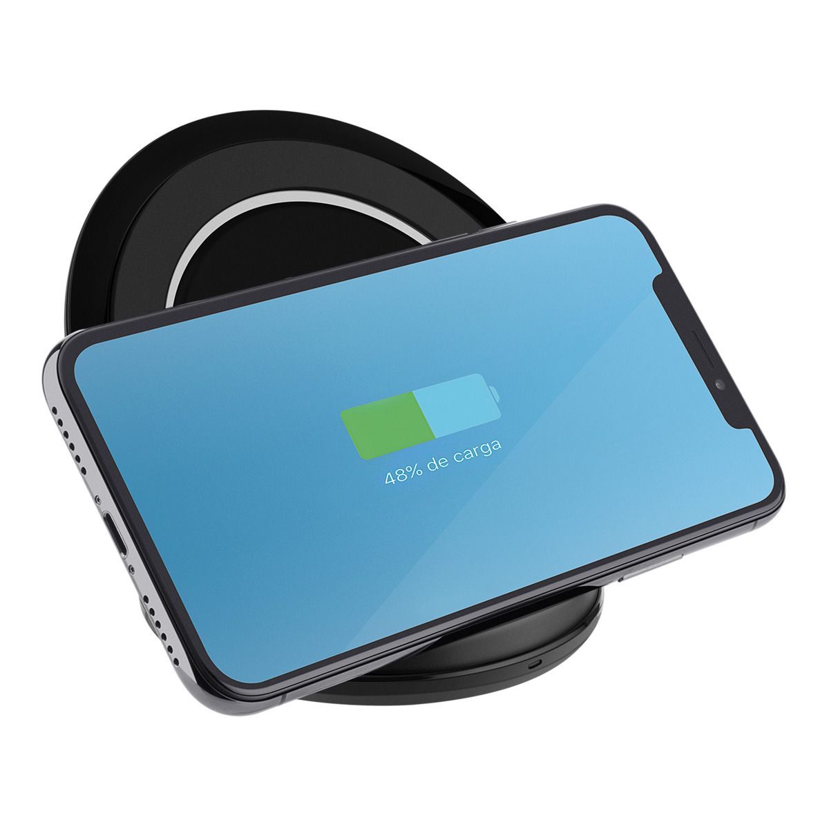 Cargador Inalámbrico Qi Turbo Carga Steren ELI-940