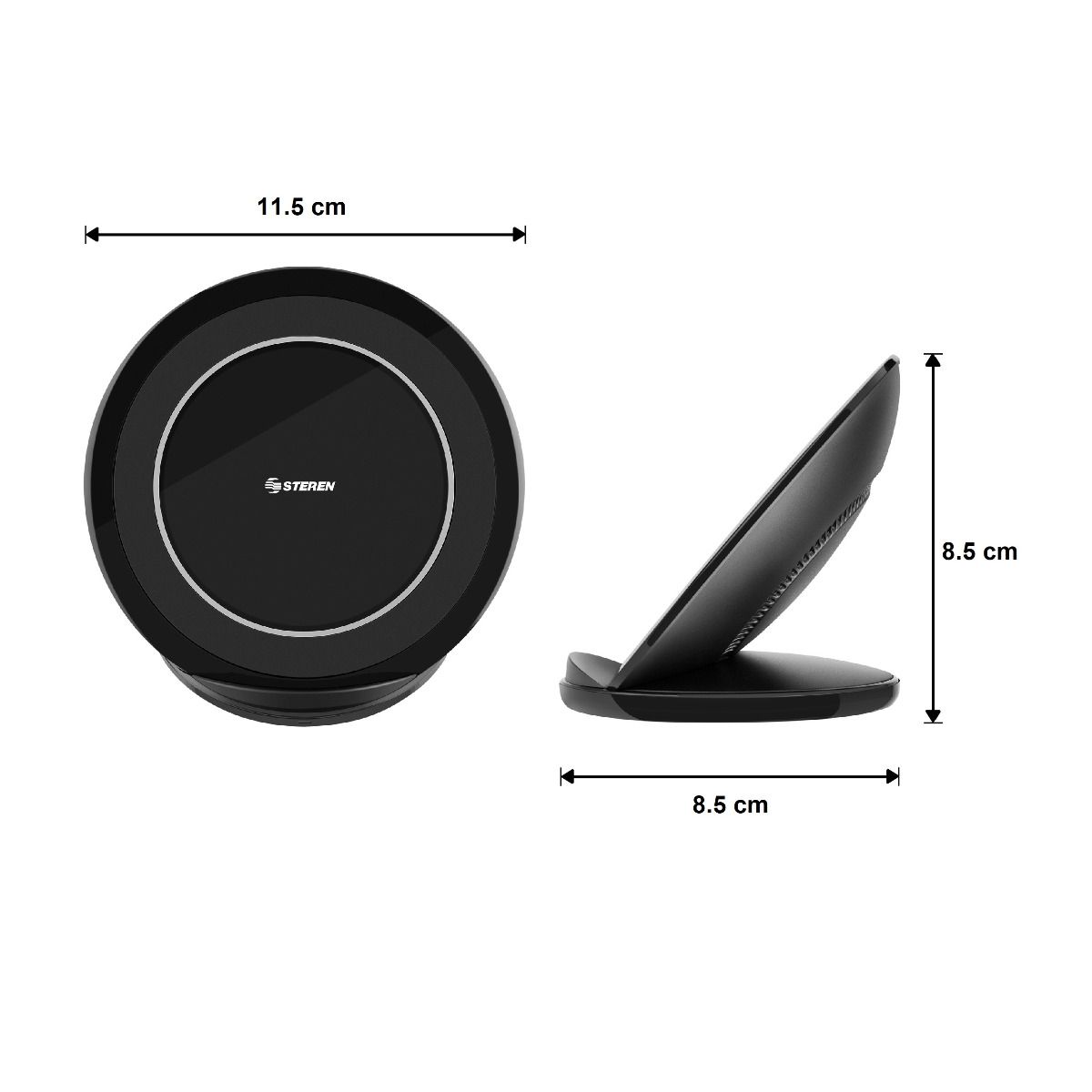 Cargador Inalámbrico Qi Turbo Carga Steren ELI-940