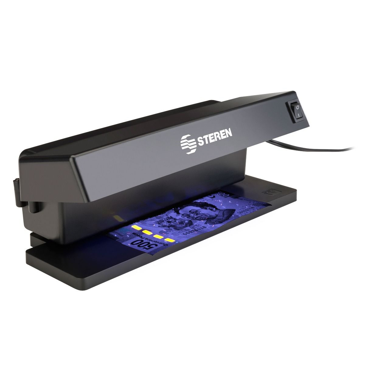 Lámpara Detectora de Billetes Falsos Luz Negra Steren SEG-050