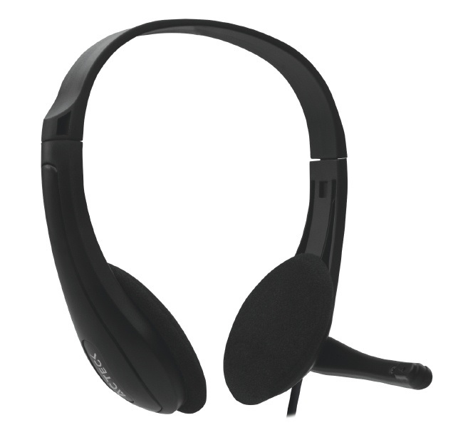 DIADEMA AUDIFONOS MICROFONO CONEXION USB ALAMBRICA CONTROLADOR AC-932240 VOLUMEN NEGRO PC