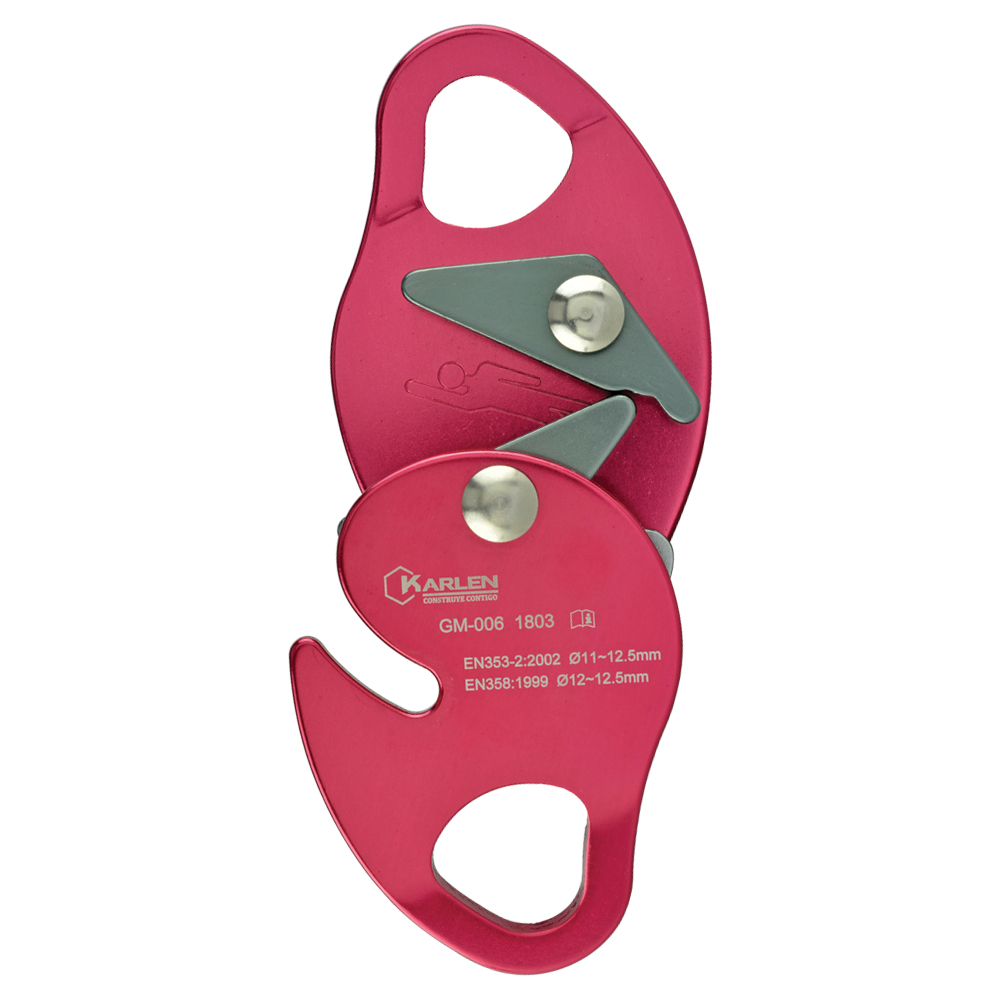 Freno De Agarre Alpinismo Aluminio 15Kn Karlen