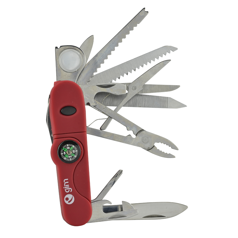 Cuchillo Multiusos De Acero Inox 27 Funciones 9Cm Gim