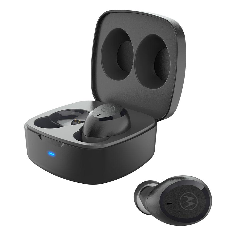 Audífonos Inalámbricos Motorola TWS MOTO BUDS 100 Negro línea 2022.