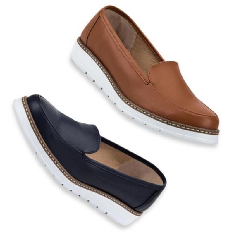 Kit 2 Pares De Zapatos Para Mujer Casual Negro/ Marrón 524