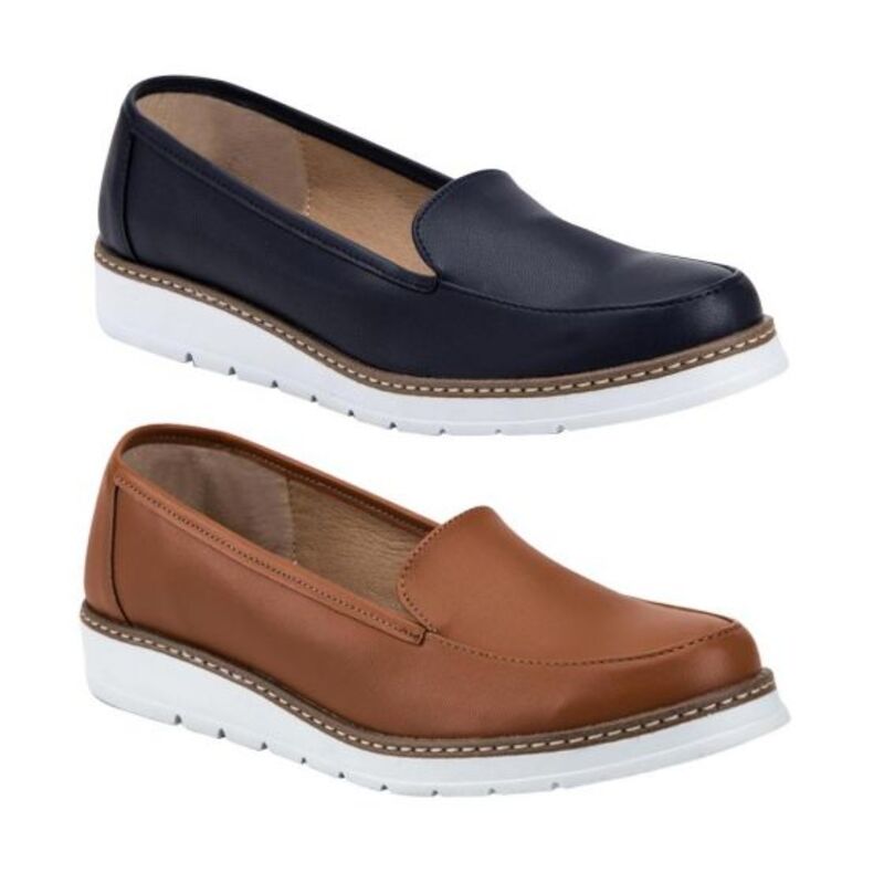 Kit 2 Pares De Zapatos Para Mujer Casual Negro/ Marrón 524