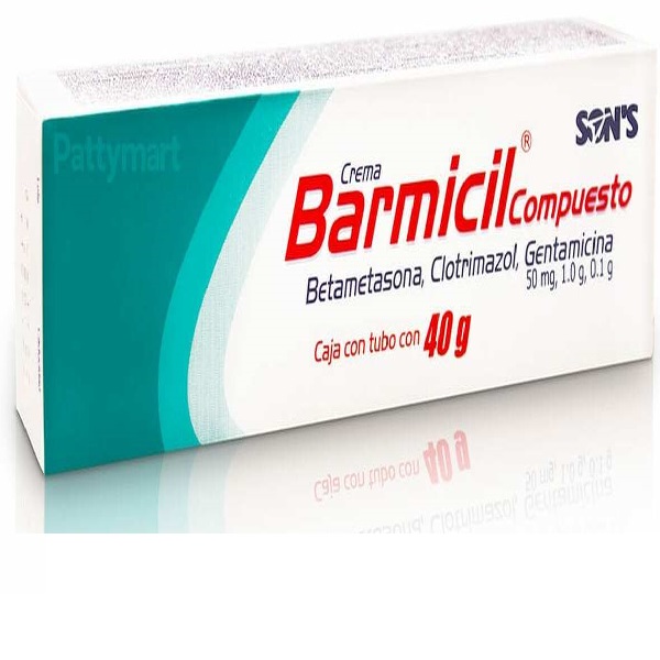 Barmicil Compuesto Crema -- Betametasona - Clotrimazol - Gentamicina -- Tubo con 40gr