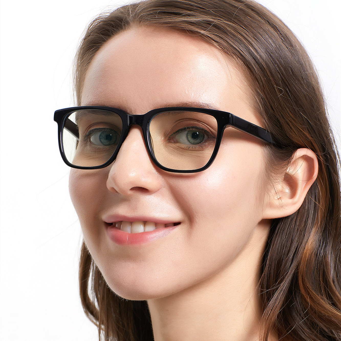 Lentes Ópticos Fer Armazón Acetato Rectangular Negro By Rebel