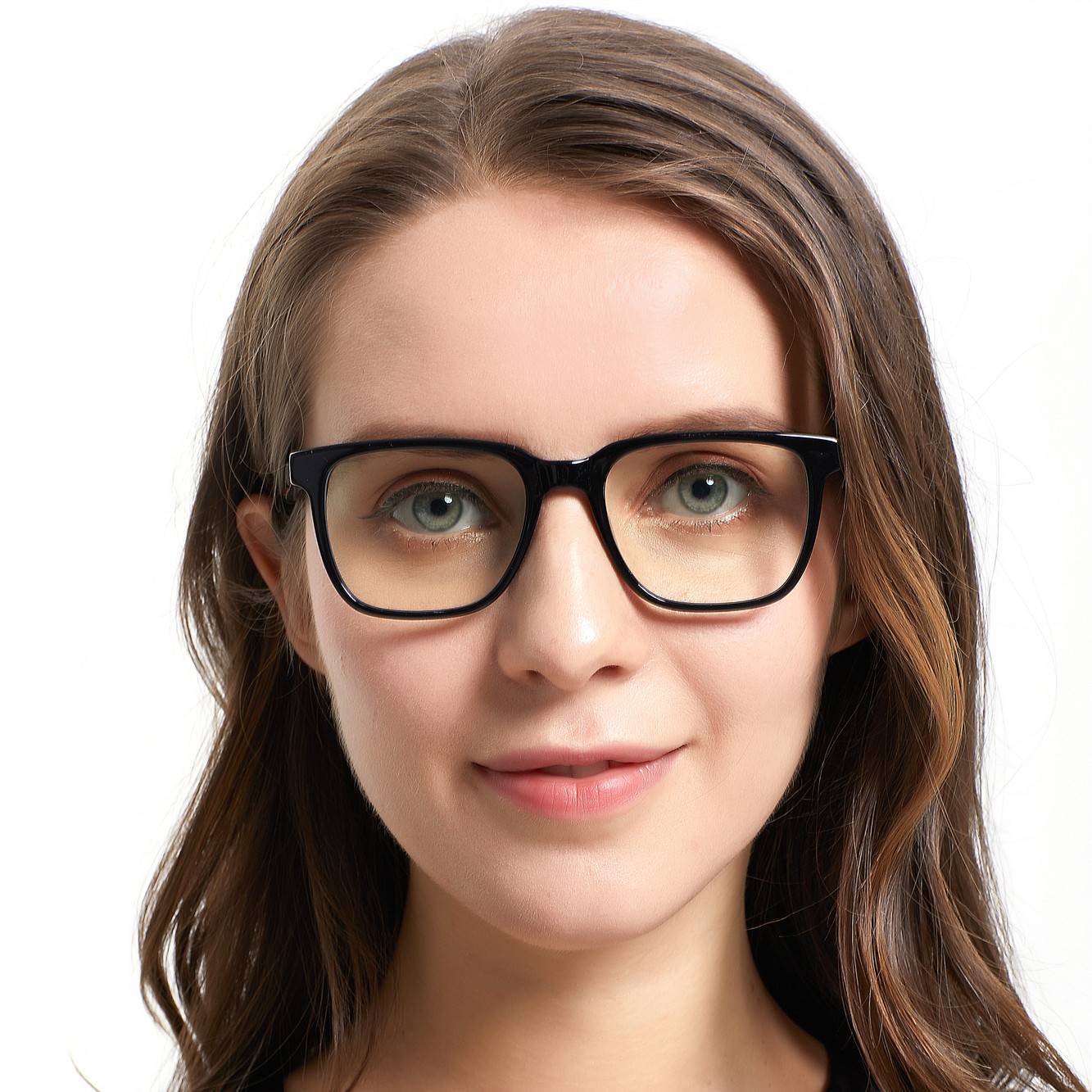 Lentes Ópticos Fer Armazón Acetato Rectangular Negro By Rebel