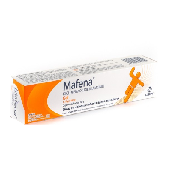 Mafena Gel 30 g -- Diclofenaco Dietilamonio Gel 1.16 g/100 g.