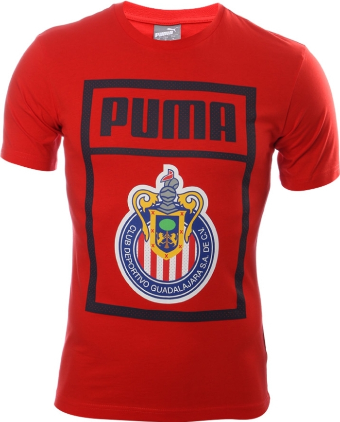 Playera chivas best sale negra puma