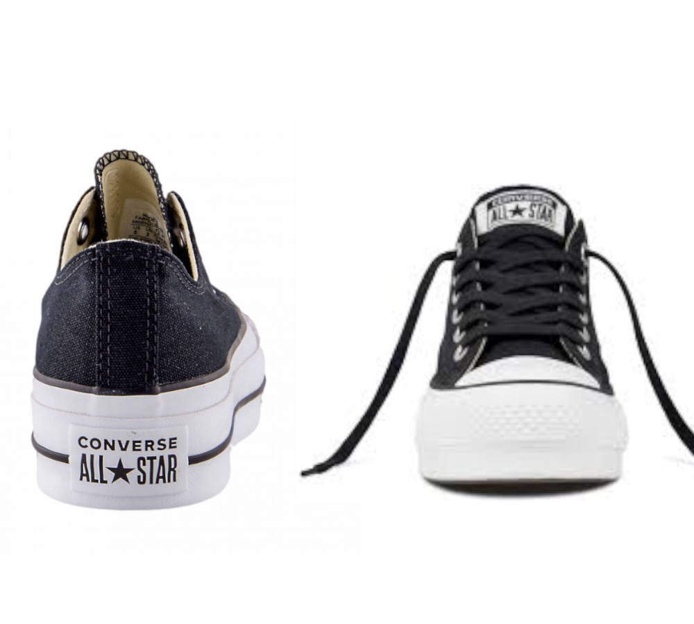 TENIS CONVERSE CHUCKS TAYLOR ALL STAR DAMA NEGRO SKU:  560250