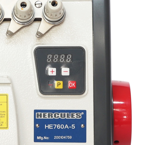 MAQUINA INDUSTRIAL HERCULES OVERLOCK 5 HILOS MOTOR SERVO