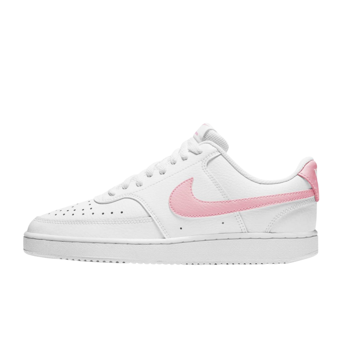 Tenis Nike Court Vision Blanco Rosa de Dama