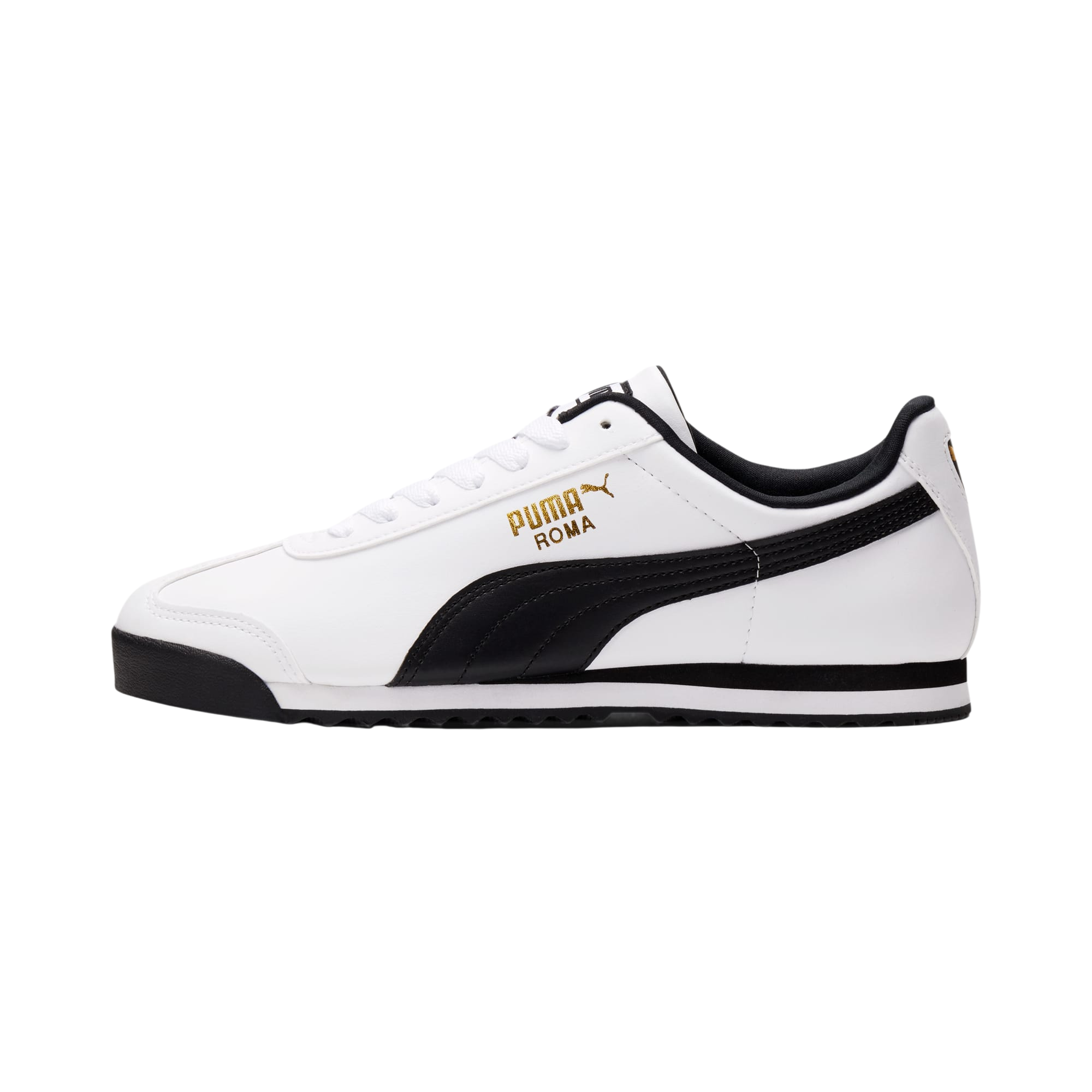 Tenis Puma Roma Basic Blanco Negro de Caballero