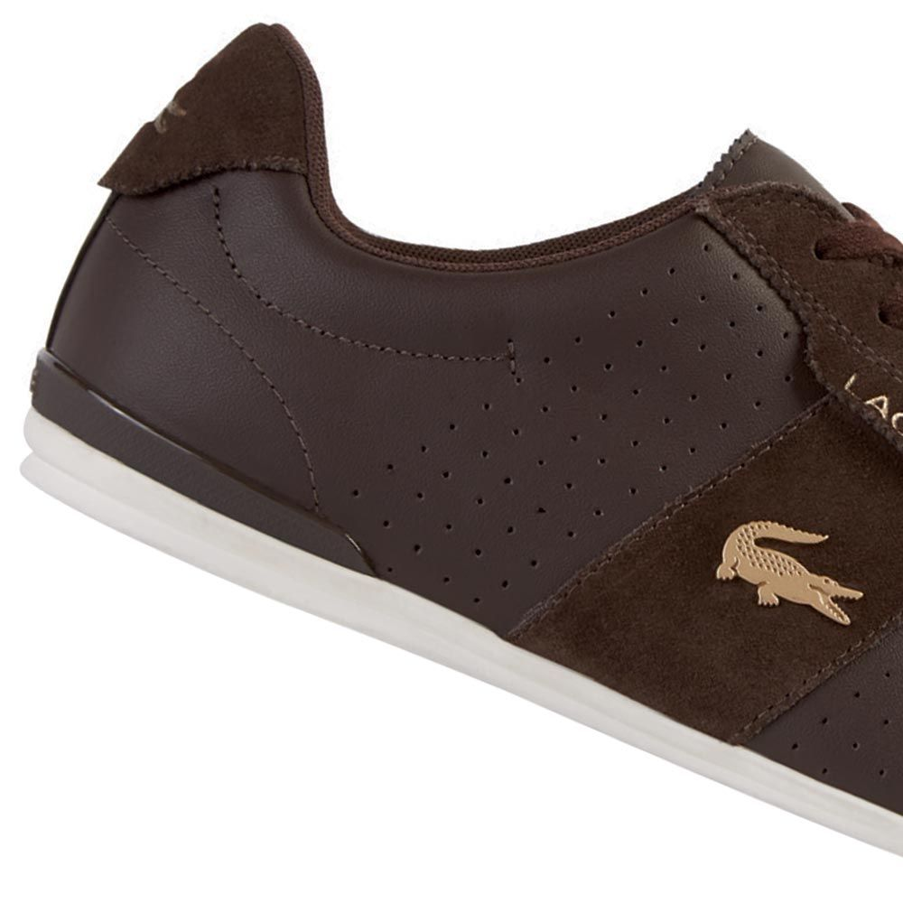 Tenis casual Lacoste Oreno 120 1 U CMA 21K8 cafés para hombre 
