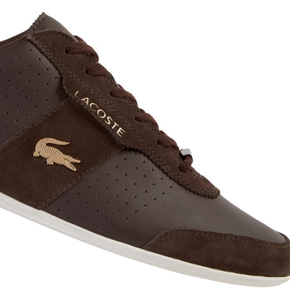 Tenis casual Lacoste Oreno 120 1 U CMA 21K8 cafés para hombre 