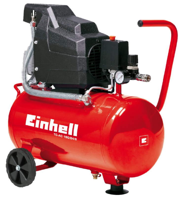 Compresor de Aire Lubricado Einhell 24 L 2.0 HP TCAC 190/24/8 Disa Home