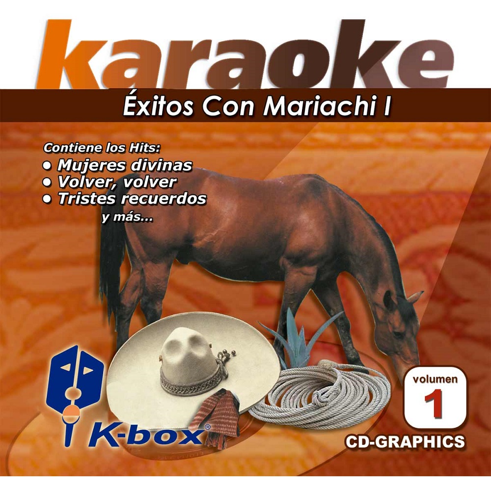 CD+G Karaoke ÉXITOS CON MARIACHI I