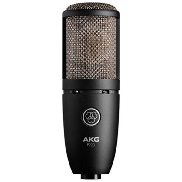 MICROFONO AKG DE CONDENSADOR IDEAL PARA VOZ PRINCIPAL O INSTRUMENTOS DE METAL P220			