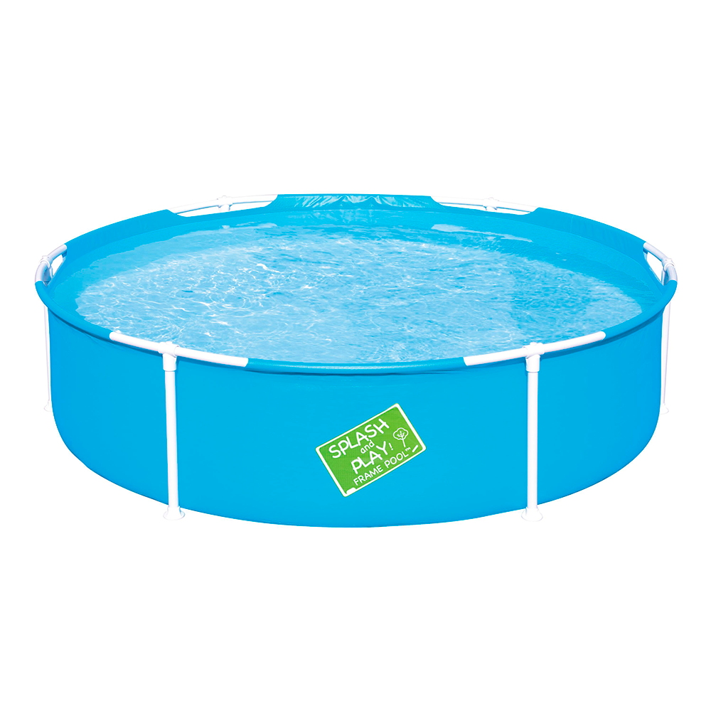 Alberca Estructural Armable Infantil Redonda Bestway 580 L 152 cm Diámetro Azul Niños