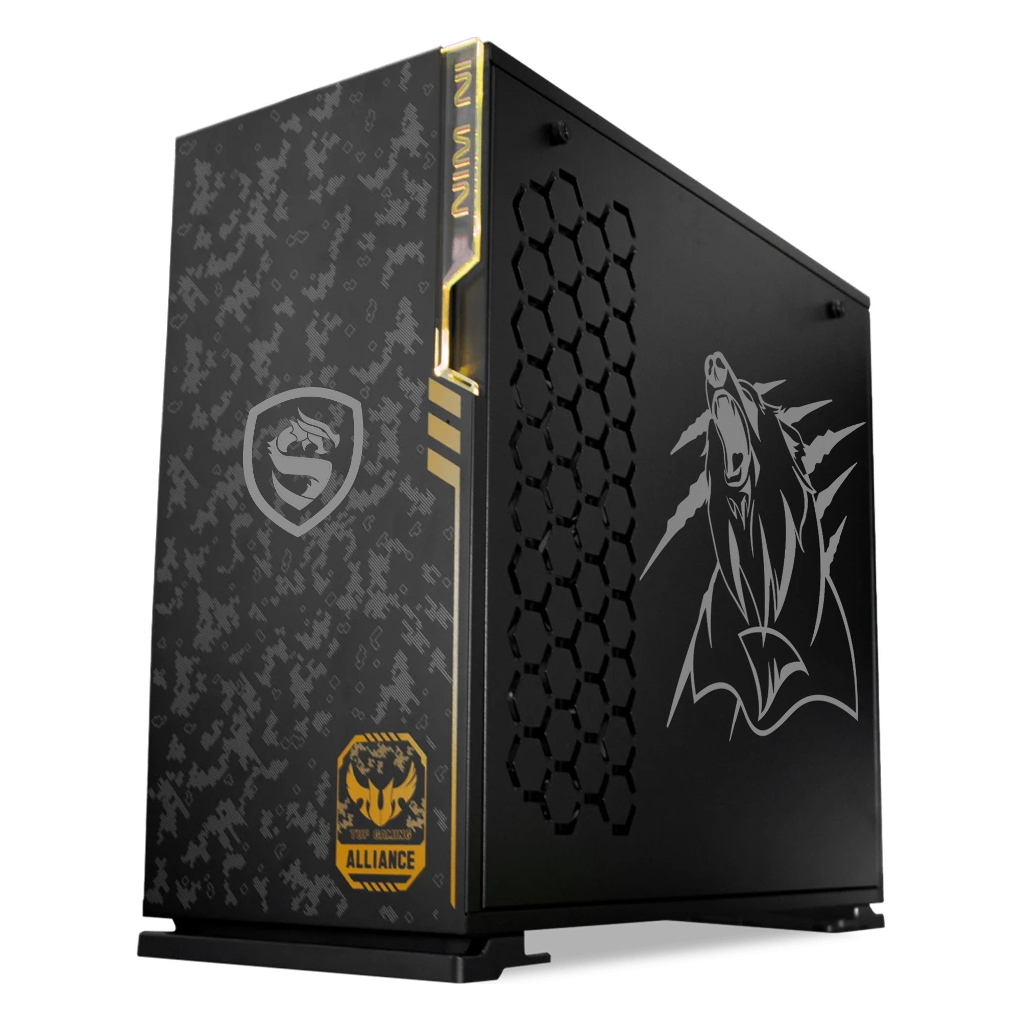 PC GAMER GRIZZLY ASUS RYZEN 5 5600G 16GB SSD M2 256GB + 1TB 