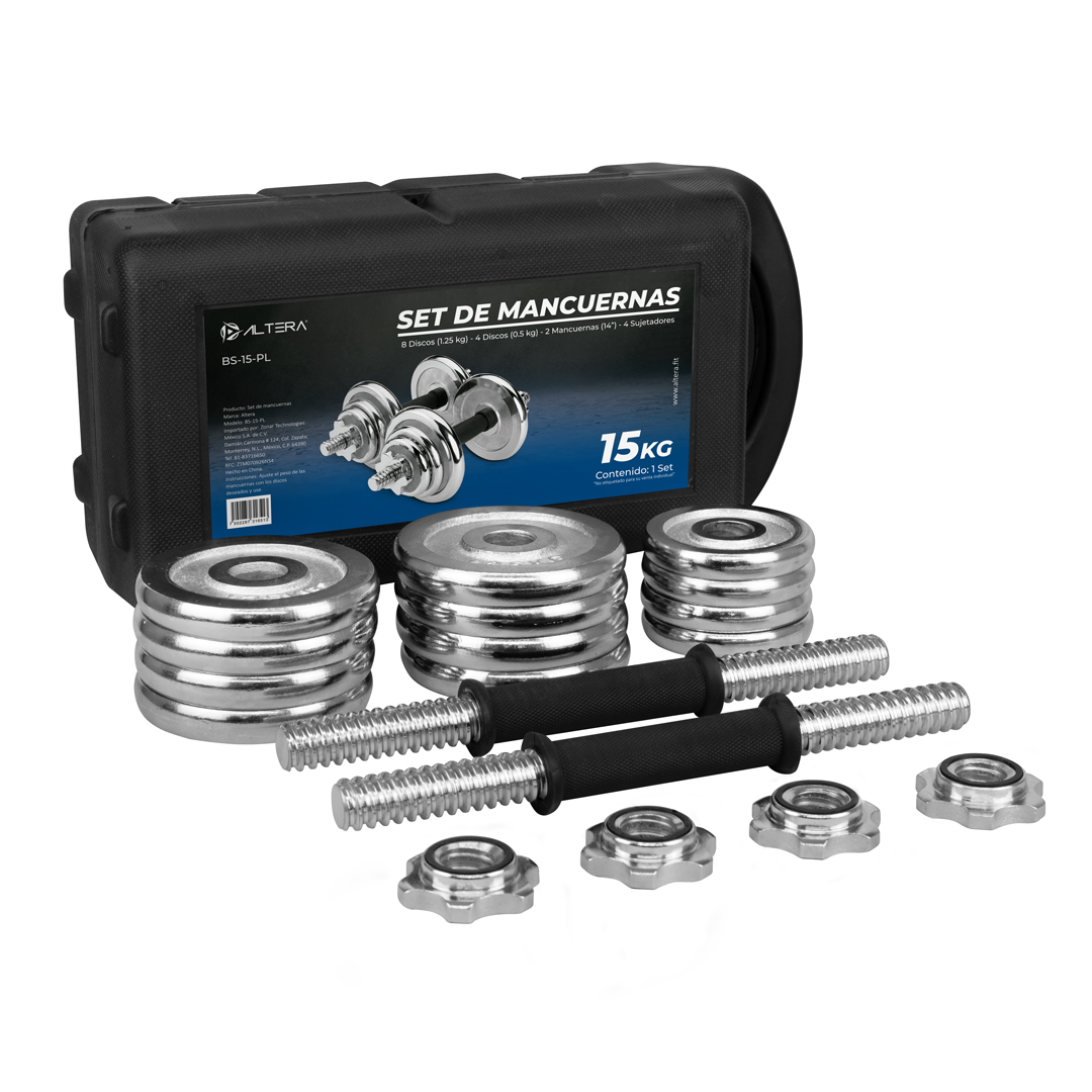 Set de mancuernas 15kg