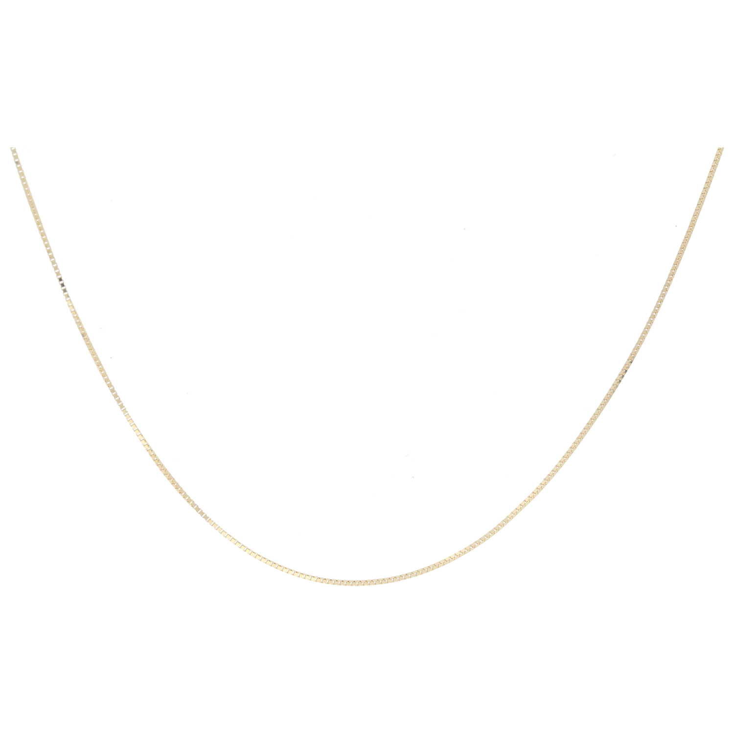 Cadena Cubitos Tipo Espejo De Oro Amarillo De 14 Kilates Para Dama