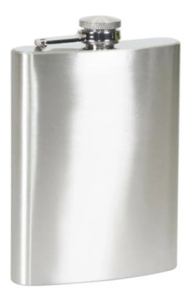 Licorera Anforita Acero Inoxidable 8onz De Bolsillo STANSPORT MOD. 367-333