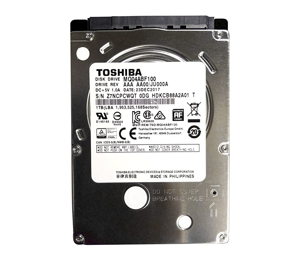 Disco Duro Laptop 1tb Toshiba 2.5 7mm, Mq04abf100!!