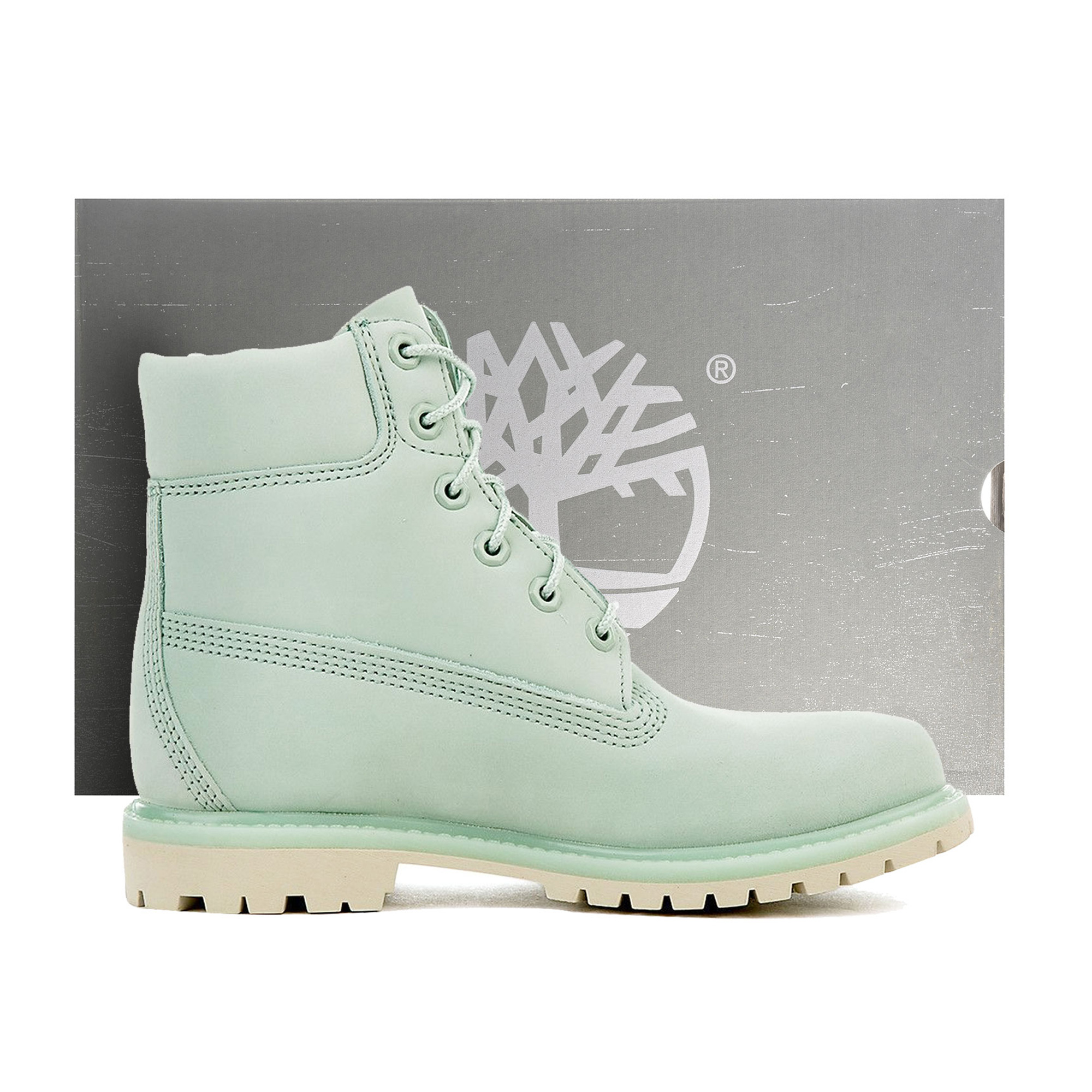Botas Timberland Mujer Af 6 In Prem Lt Grn Verde Tb0a1bj9d80
