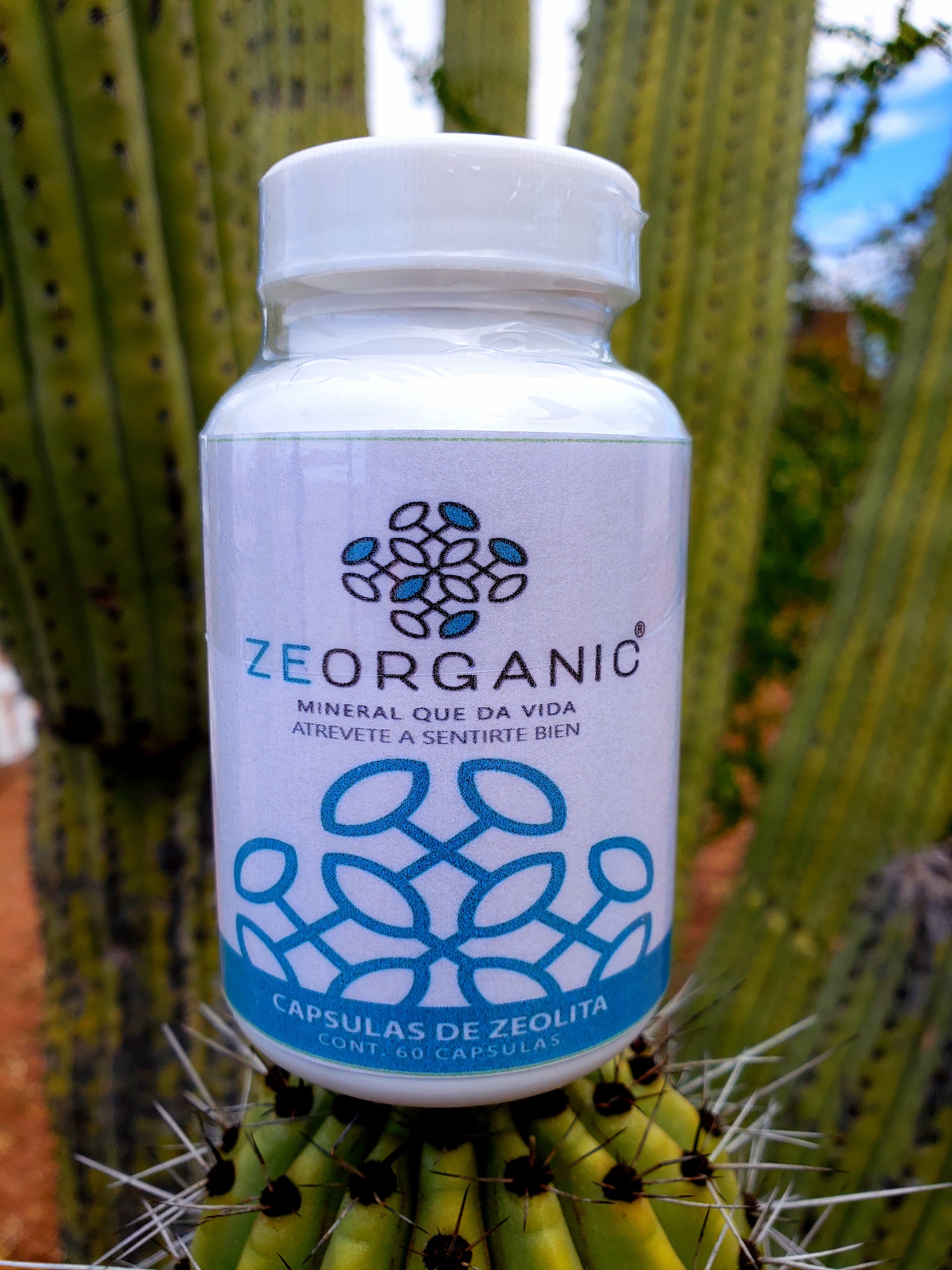 Zeolita Premium calidad certificada para consumo humano 60 cápsulas