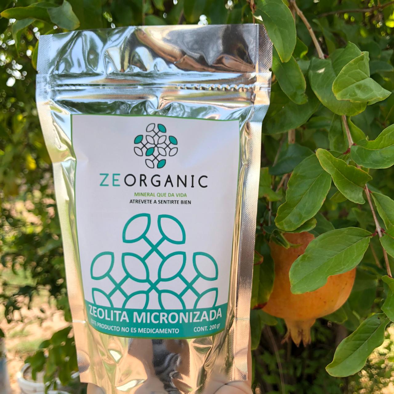 1 Bolsa con 200 gramos de Zeolita Micronizada Calidad Premium Certificada para consumo humano