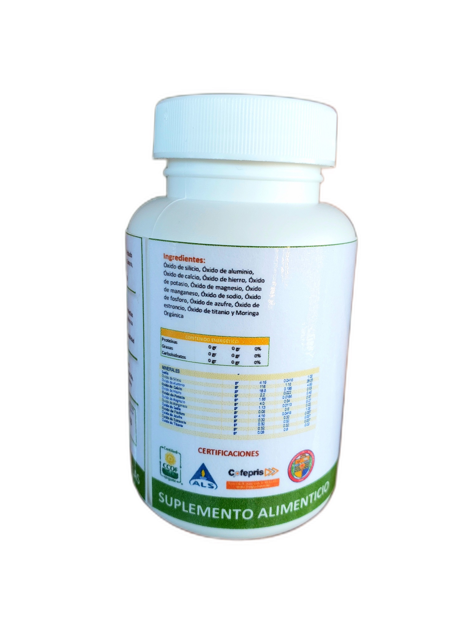 Zeolita Premium Calidad Certificada Con Moringa Para Consumo Humano