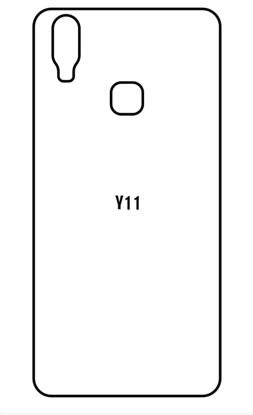 Jeco 99F Kit de Mica Hidrogel AZUL Frontal+Trasera VIVO Y11 (2019)