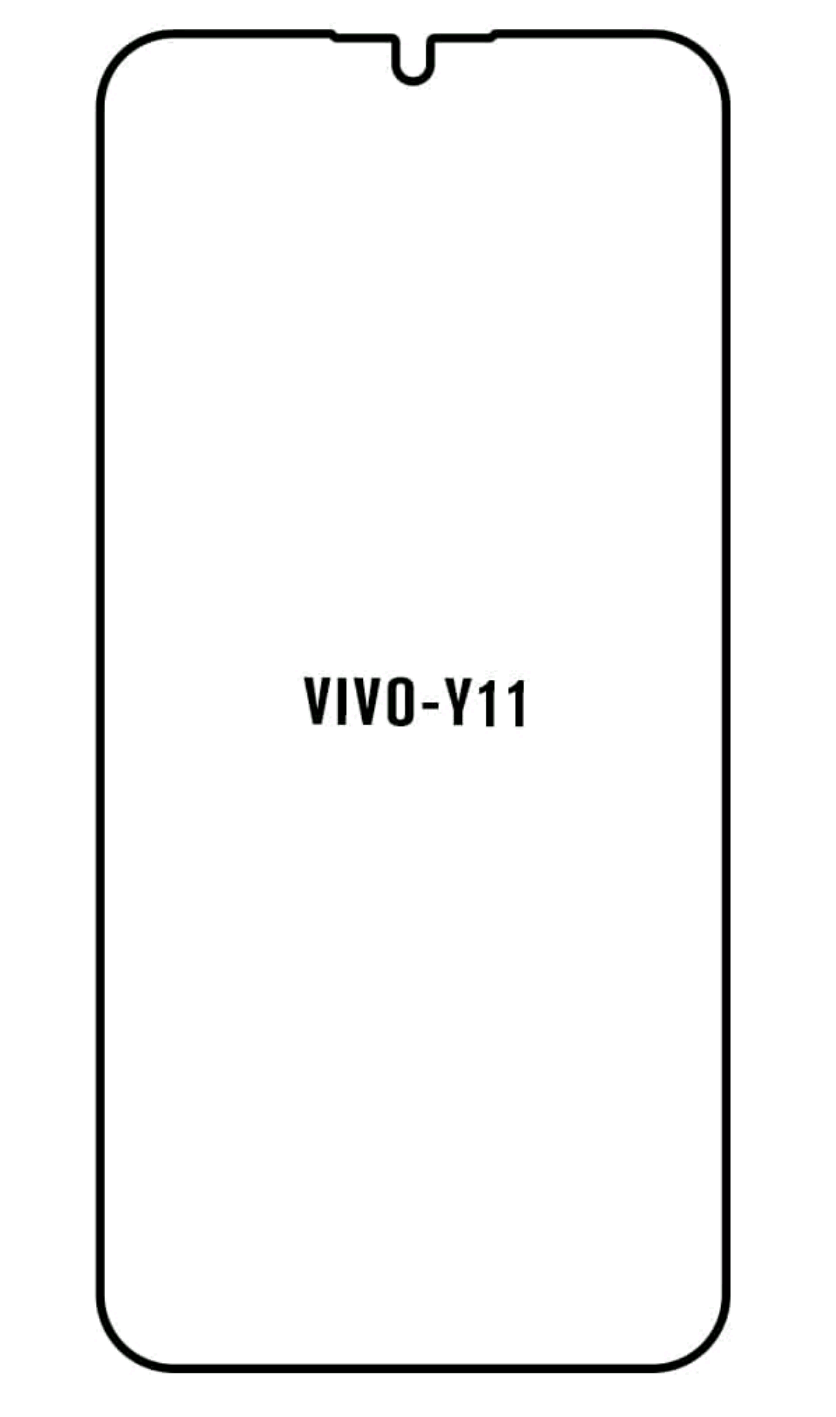 Jeco 99F Kit de Mica Hidrogel AZUL Frontal+Trasera VIVO Y11 (2019)