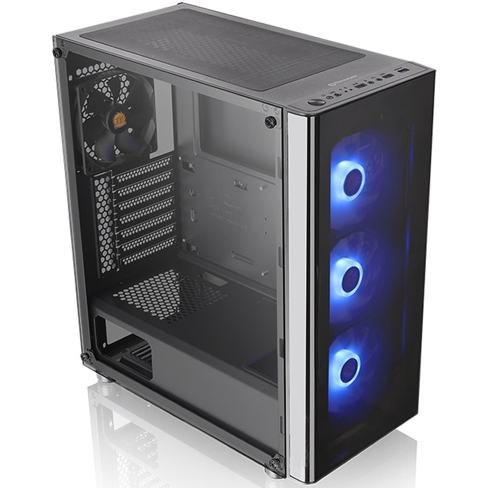 Gabinete Thermaltake V200 TG RGB Vidrio Templado 4 Ventiladores CA-1K8-00M1WN-01