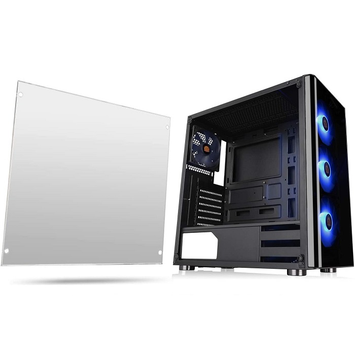 Gabinete Thermaltake V200 TG RGB Vidrio Templado 4 Ventiladores CA-1K8-00M1WN-01