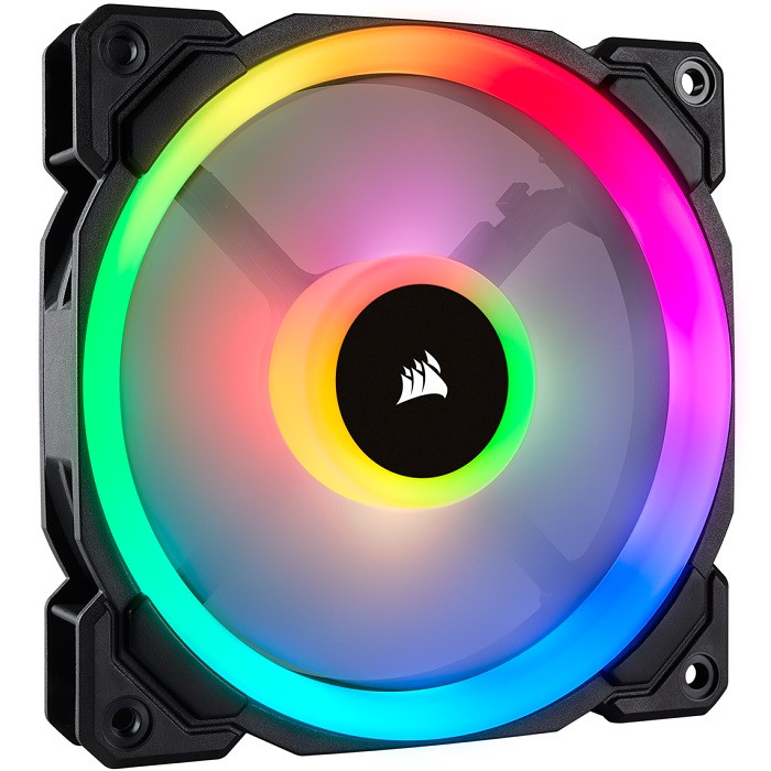 Ventiladores Corsair 2 x 140mm LL140 Led RGB Doble Halo PWM CO-9050074-WW